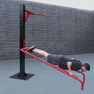 Decline push-up and Pull up